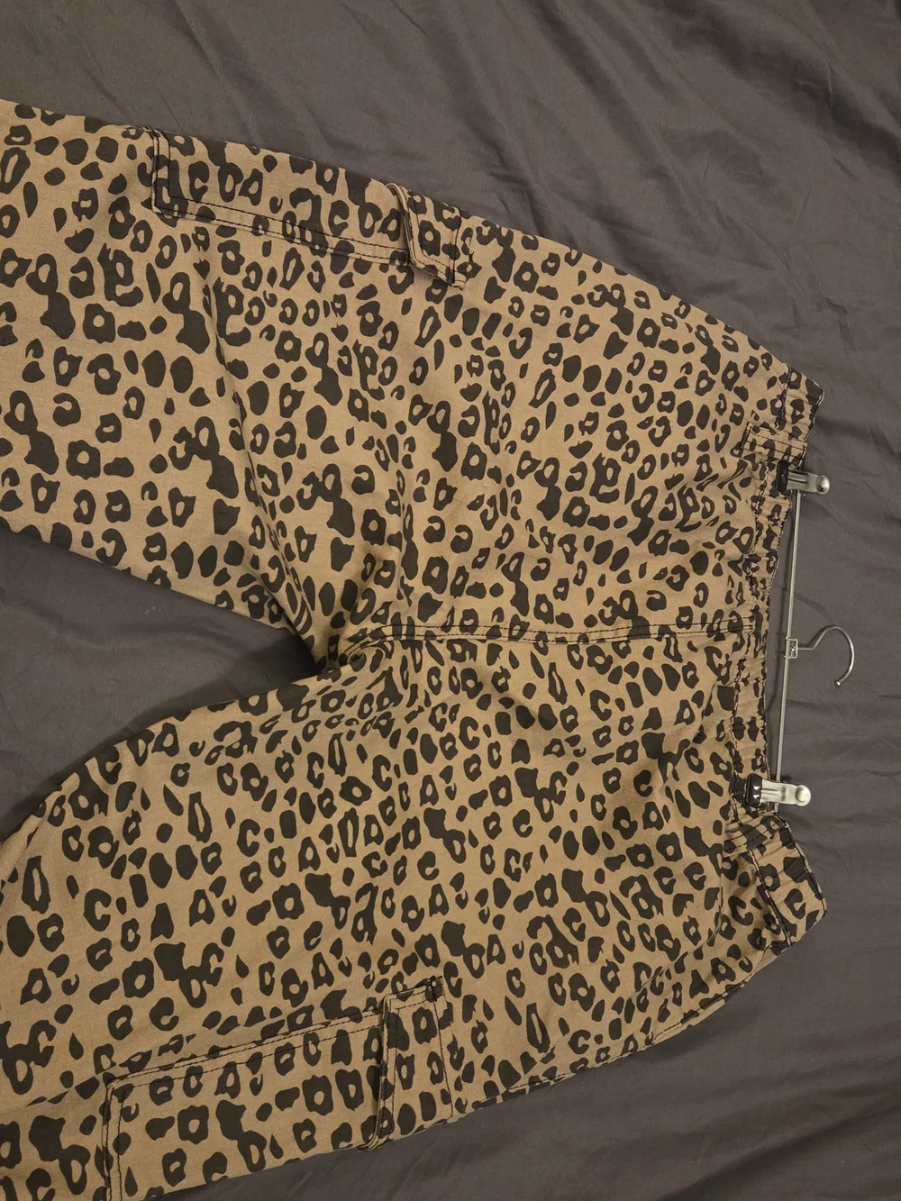 Almost Famous Leopard Print Skinny Jeans in Tan and Black